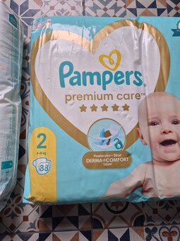 Plienky Pampers premium care, velk. 2, 156 ks - 2