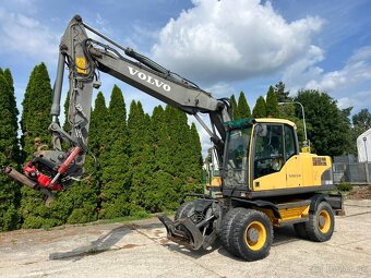 Kolesový bagr Volvo EW160C - TILTROTATOR - 3x lžíce - 2