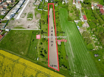 Na predaj stavebný pozemok o rozlohe 3467 m2 - 2