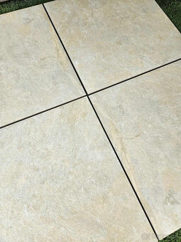 Talianska dlažba terasová 60x60, hrubka 2 cm, krémova - 2