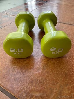 Jednoručné činky 2kg - 2