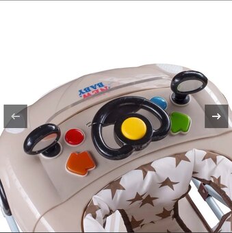 NEW BABY Detské chodítko s hojdačkou - 2