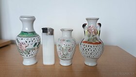 Keramické malé vázy 12 ks - 2