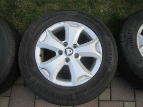 16" AL disky Duster s celoročnymi pneu 215/65R16 Continental - 2