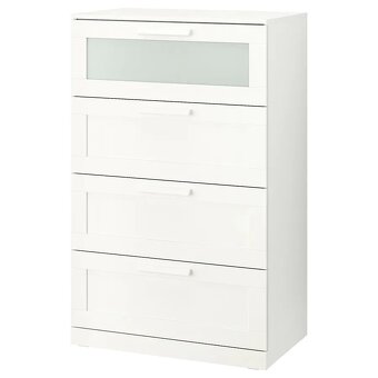 Ikea - BRIMNES Komoda so 4 zásuvkami - Nová - 2