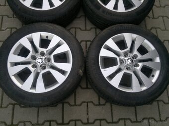 Elektrony Skoda Karoq 5x112 r17, letne pneu 215/55 R17 - 2
