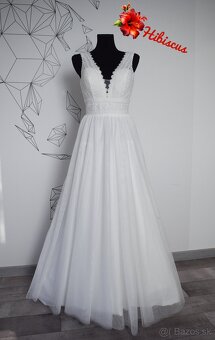 Nové boho svadobné šaty Hibiscus - 2