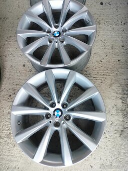 4ks alu disky orig. BMW 5x112 R18 + snimače tlaku - 2