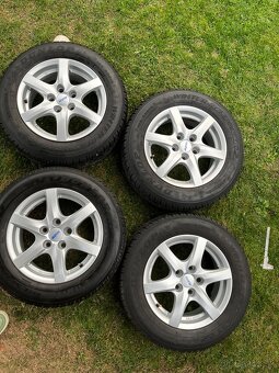 Alu disky R15 + Zimné Pneu 196/65 R15 - 2