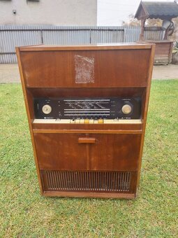 Starožitné rádio s gramofónom - 2