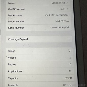 iPad 8. Generácia, kapacita 32GB, WIFI - 2
