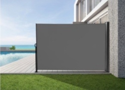 Bočná markíza 1,6 x 3 k - tmavosivá (nové) - 2