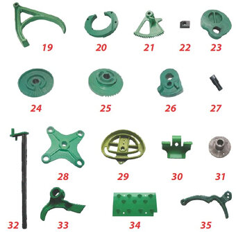 Náhradné diely balíkovač Claas - 2