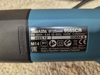 Predam uhlovu brusku Makita 9565CR, 1400W - NOVA - 2
