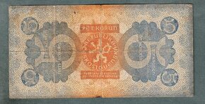 Staré bankovky 5 korun 1921 - 2
