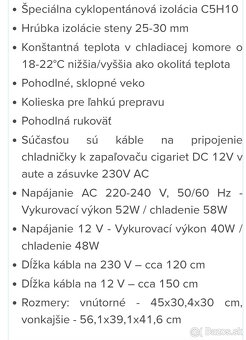 Prenosná chladnička - 2