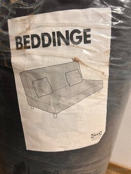 Potah BEDDINGE na IKEA sedačku NYHAMN - 2