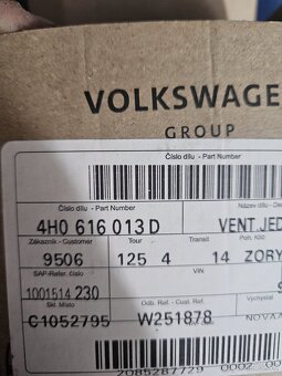 Rozdeľovacia kocka vzduchu Audi - 2