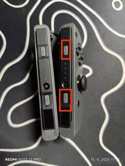 Predám Joy-Con ovládače sivé (ľavý + pravý) - 2