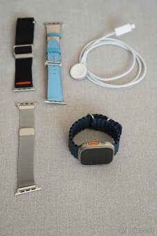 Apple Watch Ultra 2 49mm Titanium Blue Ocean Band - 2