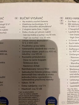 Ručny Vysavač nabijaci - 2