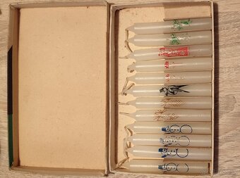 Retro vianočné sviečky - 2