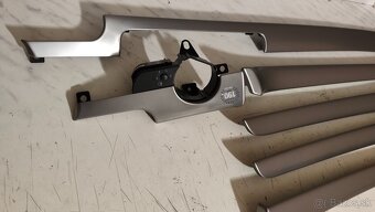 Interiér lišty Audi A4 B6 B7 hliník - 2