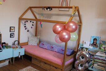 Detská domčeková posteľ Paul 180x80 - 2