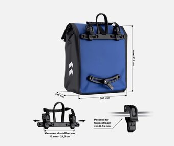 Predám vodeodolnú tašku na bicykel - 2