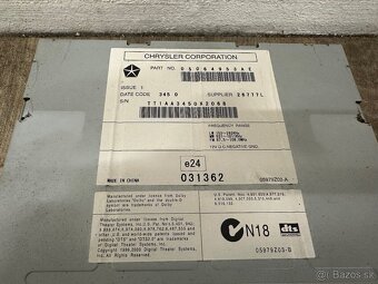 Jeep compas originální autoradio - 2