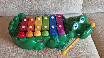 Xylofón krokodíl Fisher price - 2