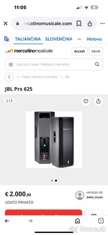 Predam jbl 625 prx - 2