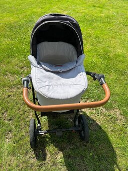 Predám kočík RIKO BASIC – 3 kombinácia + fusak a rukávnik - 2
