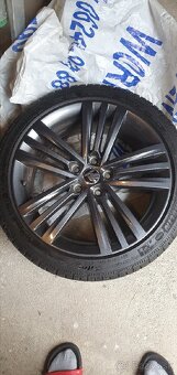 Hliníkové disky Škoda Superb II 18 + zimné pneumatiky - 2