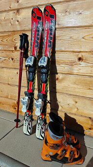 LYŽE VOLKL RACETIGER GS 100CM + ROSSIGNOL COMP J 22CM - 2