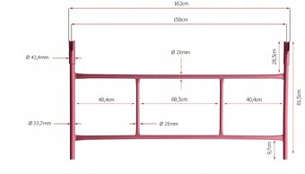Univerzálne lahke ramove lešenie na predaj - 2