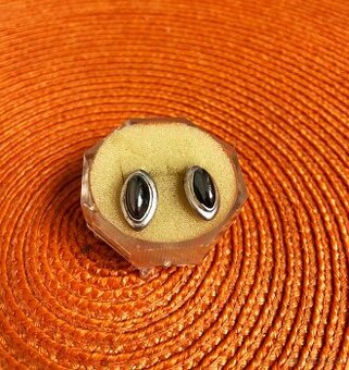 Starožitné náušnice - napichovačky - 2