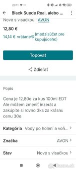 Avon Black Suede Real a Charm - 2