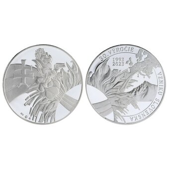 Strieborná Medaila SLOVENSKO 30. Výročie - 2023 - 2