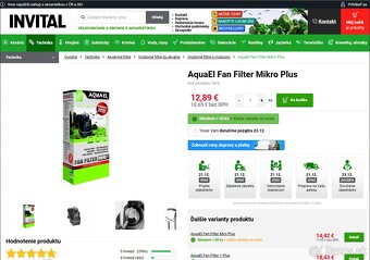 Komplet malé akvárium, filter, svetlo, štrk - 2