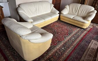 Kožená sedací souprava 3+2+1,5840 - 2