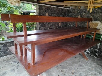 Zahradny stol a lavice - 2