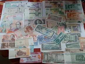 Bankovky svet 50 ks super cena - 2