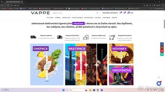 Predám eshop- vlastný brand VAPPE - 2