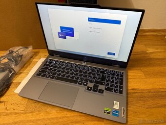 Lenovo LKQ - 15IAX9I - Nový + záruka NAY - I5,RTX, 24Gb ram - 2