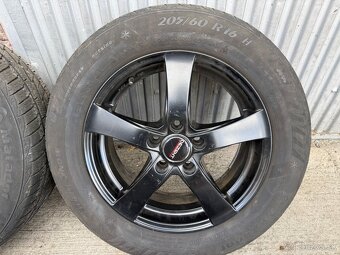 16" Elektrony 5x108 so zimnymi pneu 205/60 R16 - 2