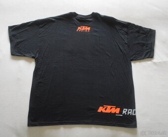KTM kvalitné tričko cierne - 2