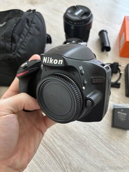 Nikon D3200 + dva objektívy , brašna, bohatá výbava - 2