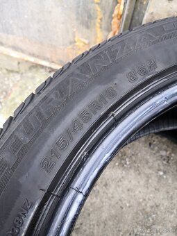 Predám letné pneumatiky 215/45 R16 - 2
