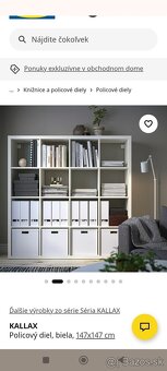policovy diel Ikea Kallax - 2
